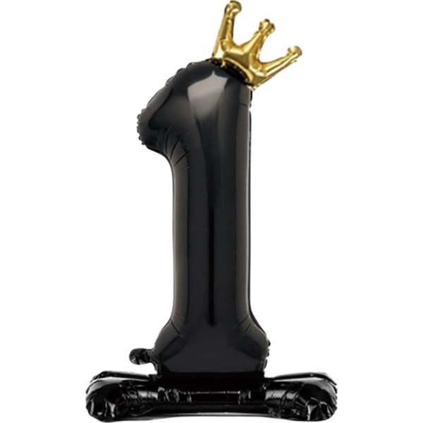 Cumpara  Baloane - Balon negru cifra 1..
