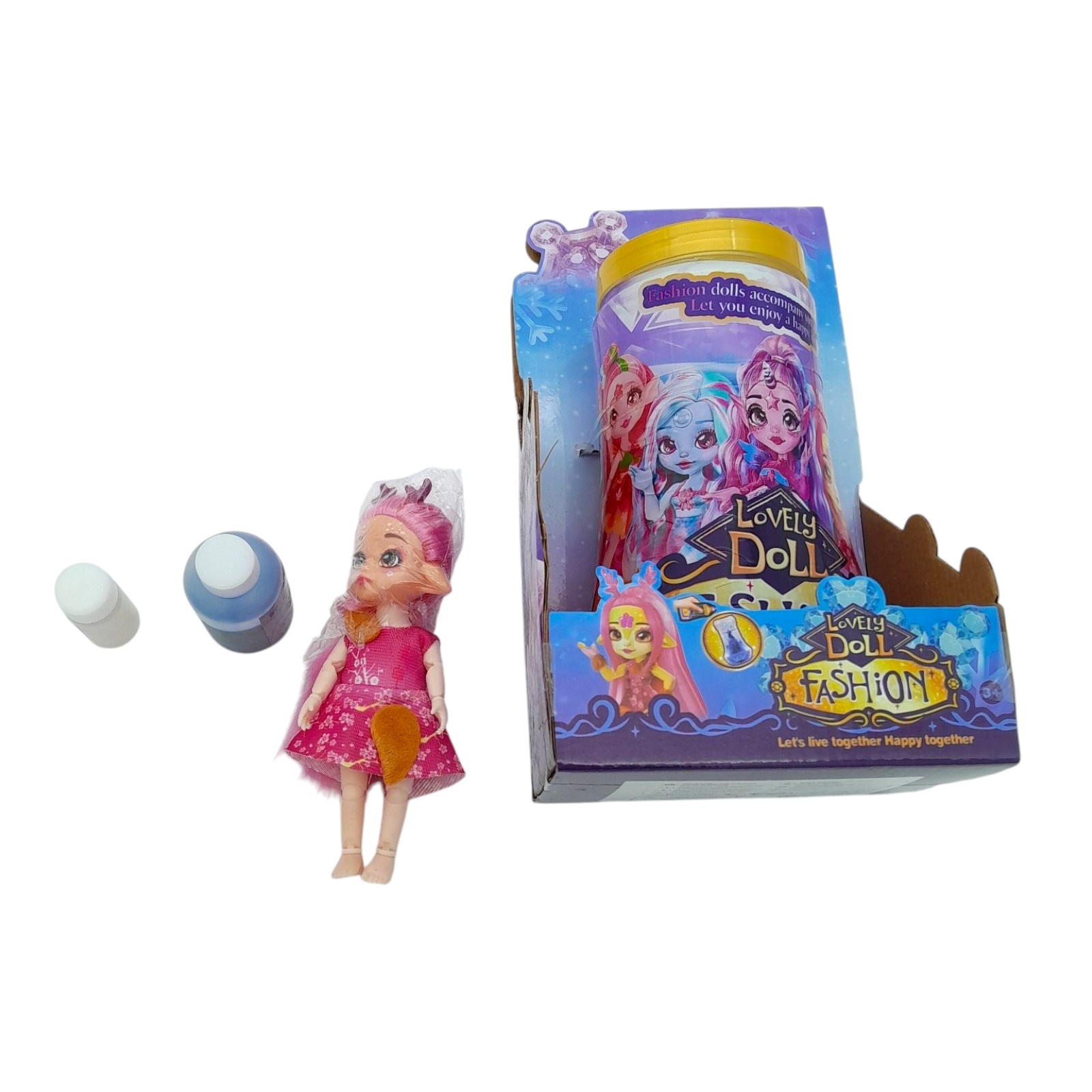 Papusa cu accesorii Leovely Doll Fashion (Capsulă goală)