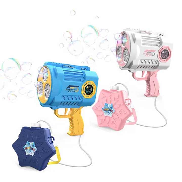Pistol cu bule de sapun si acumulator cu lumini