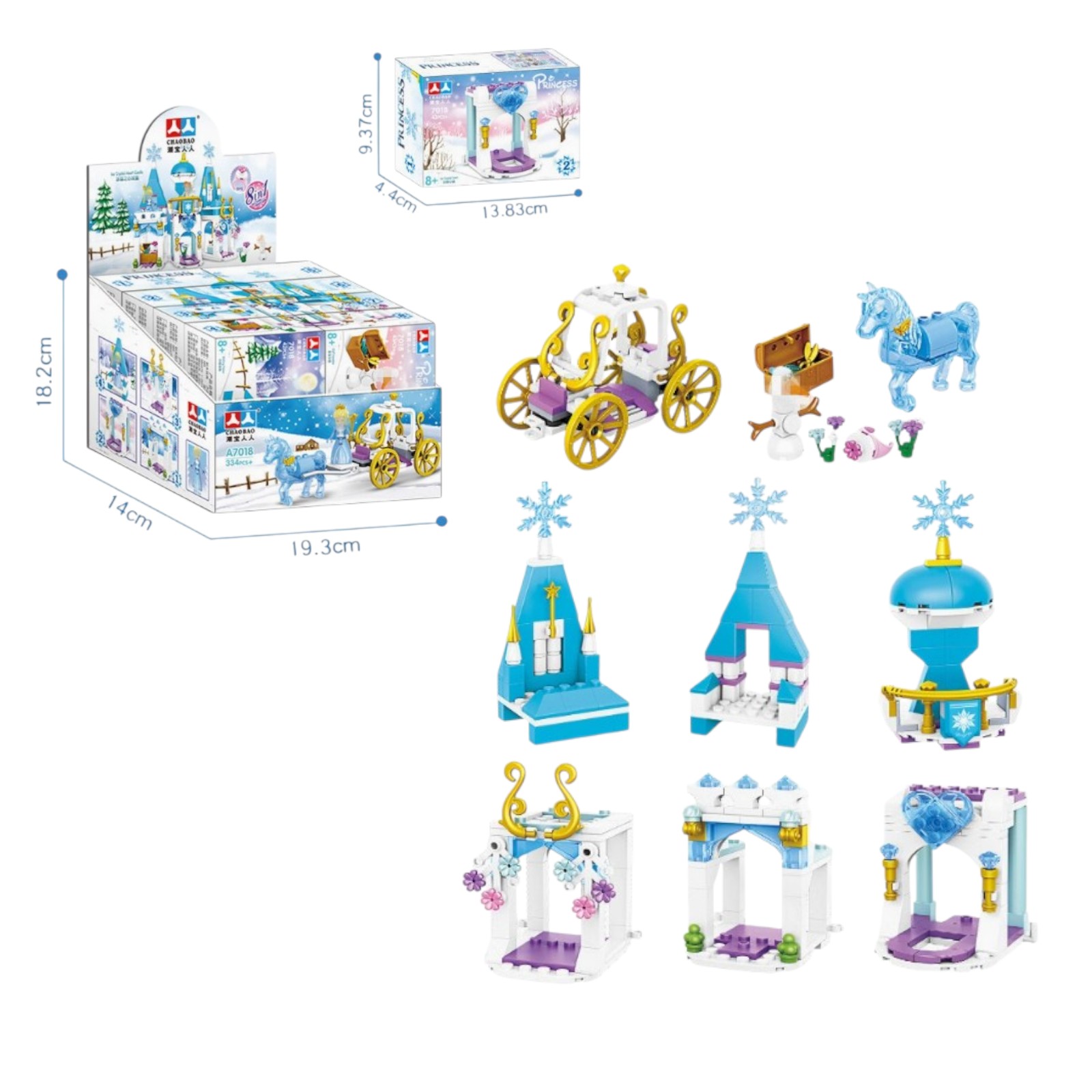Set constructor 8buc (40pcs)