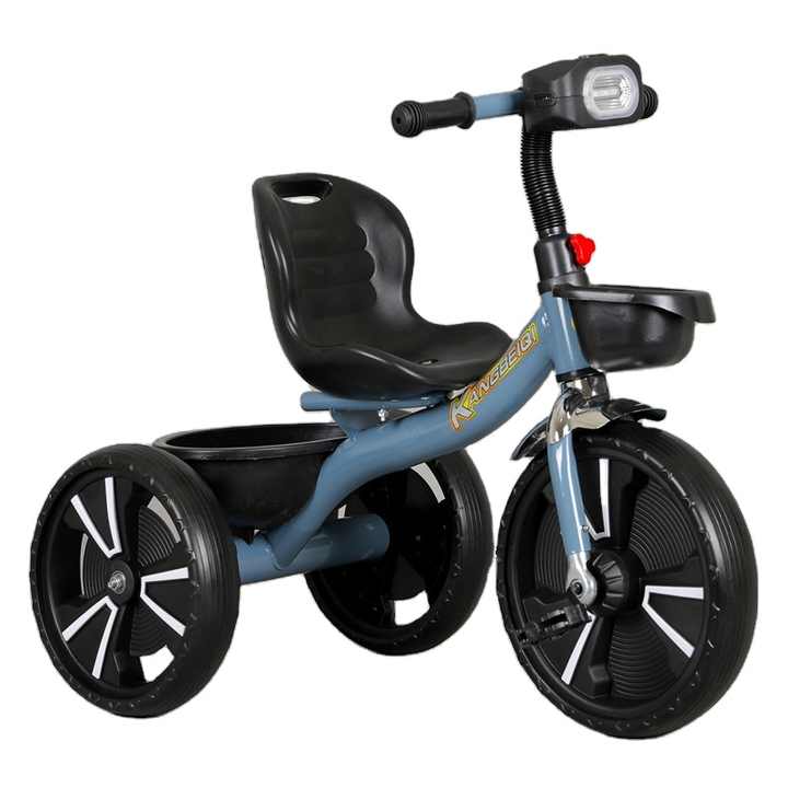 Cumpara  Mașini cu pedale și biciclete - Tricicleta din metal rezistent cu sunet si lu..