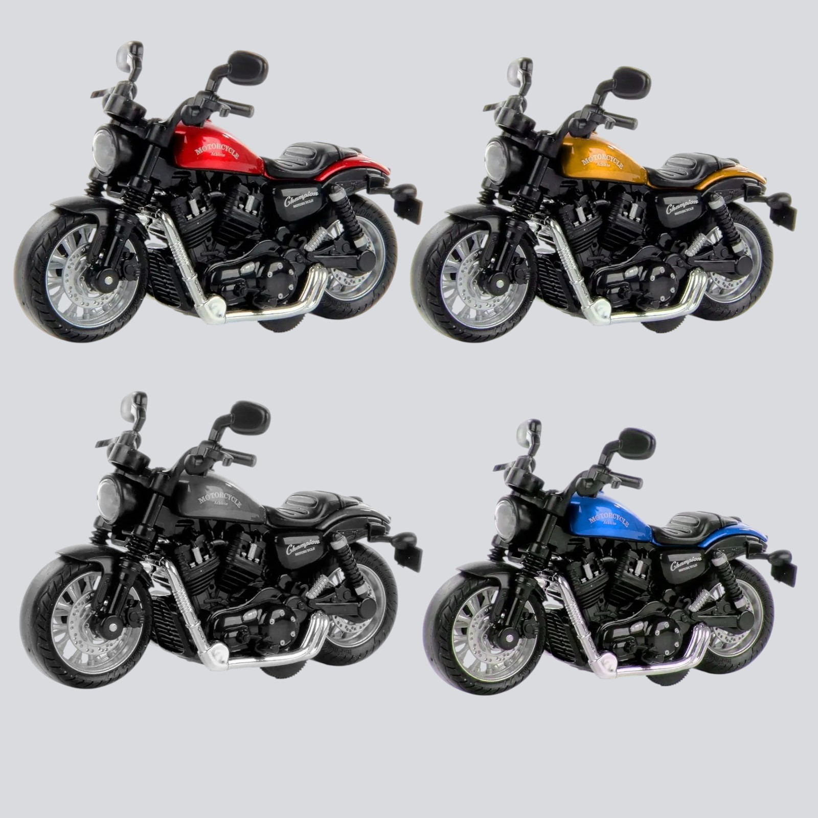 Motocicleta din metal