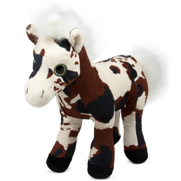 Мягкая игрушка Лошадь с пятнами, звуком и белой гривой  30 cm - 0.224 kg
