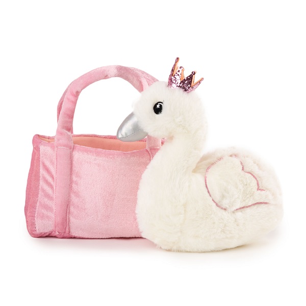 Jucarie moale Lebăda în geanta 24 cm - 0.11 kg