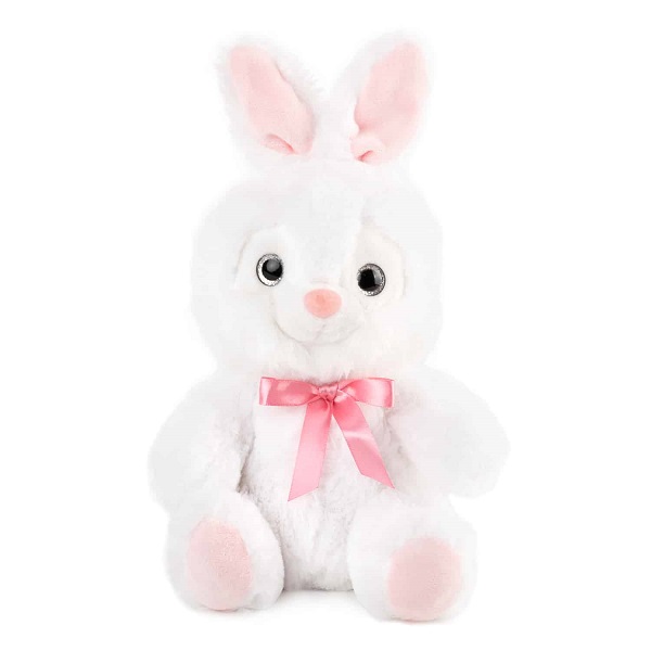 Jucarie moale Iepure - Alb 20 cm - 0.11 kg