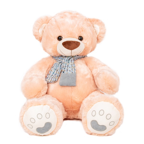 Jucarie moale urs cu esarfa albastra 52 cm - 1.05 kg