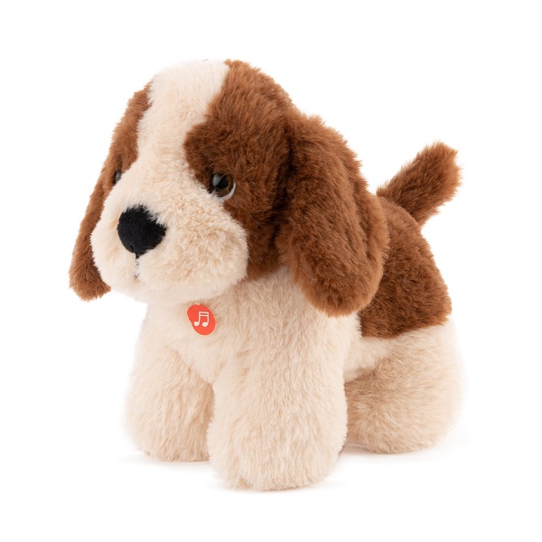 Jucarie moale Caine cu sunet 18 cm - 0.119 kg