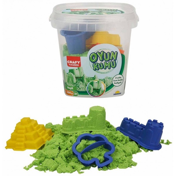 Cumpara  Aluat și nisip - Set nisip kinetic verde (350gr)..