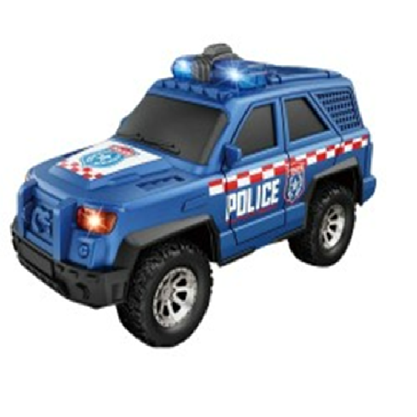 Cumpara  Mașini funcționale - Masina politie albastra jeep, cu sunete si lu..