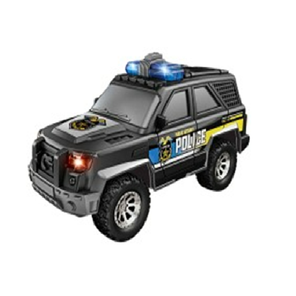 Cumpara  Mașini funcționale - Masina politie negra jeep, cu sunete si lumin..
