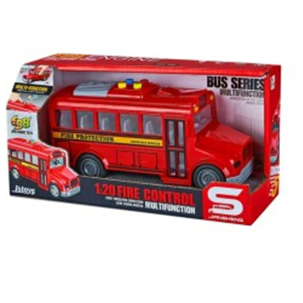 Cumpara  Mașini funcționale - Autobuz scolar rosu cu sunete si lumini, 1:20..