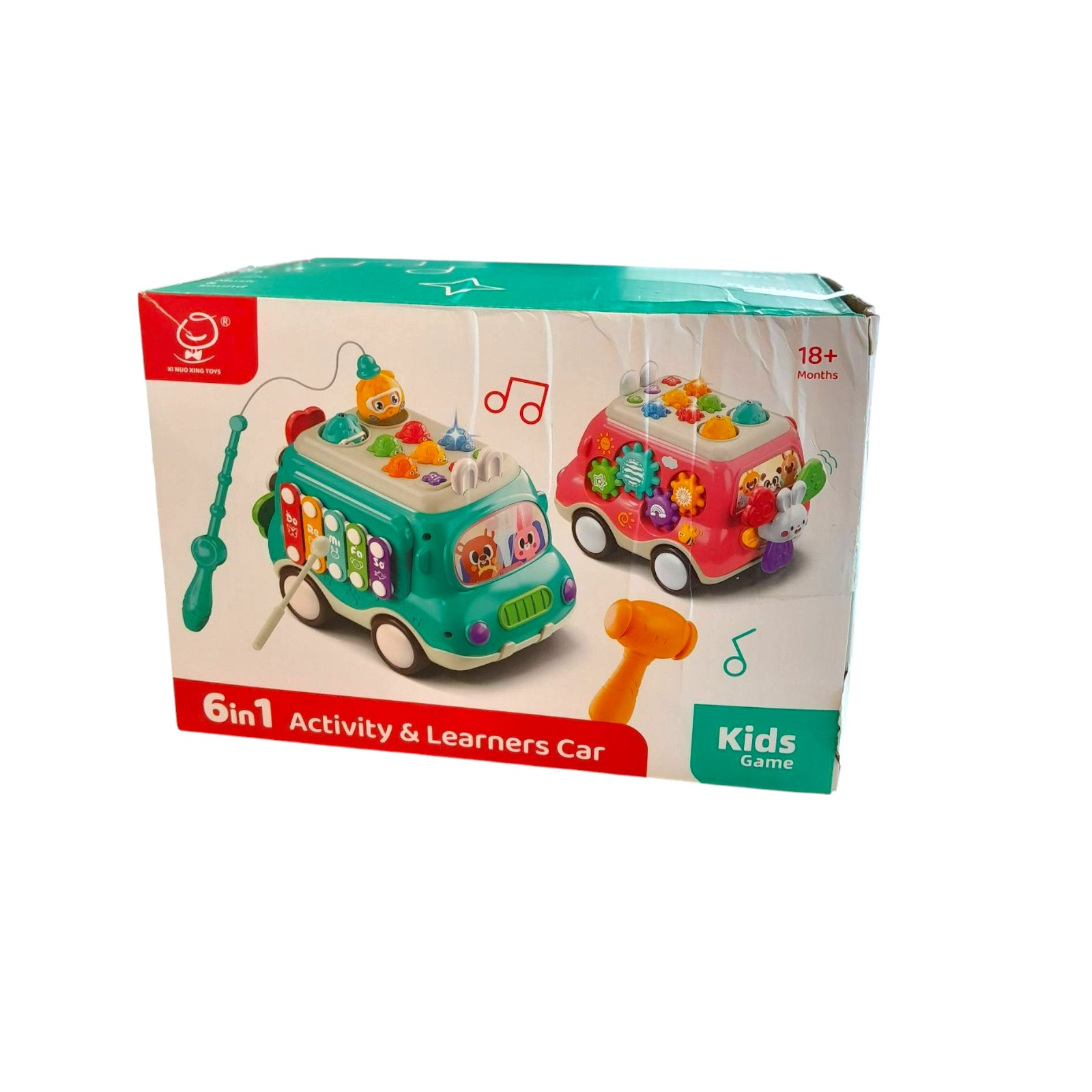 Автомобиль 6 в 1 со звуком (Поврежденная коробка)