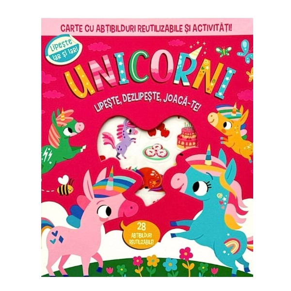 Unicorni - Cu Abtibilduri Reutilizabile