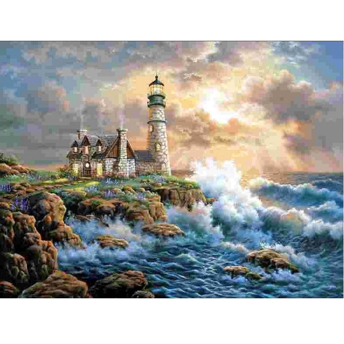 Бриллиантовая мозаика Маяк (50*65)