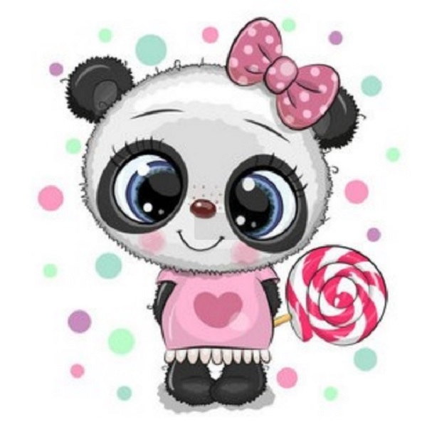 Бриллиантовая мозаика Панда (20*30)