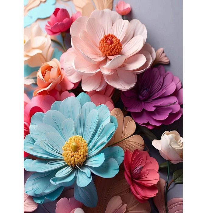 Набор для рисования по номерам Цветы (30*40)