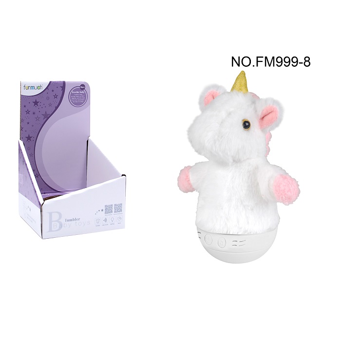 Jucarie moale Tumbler Unicorn