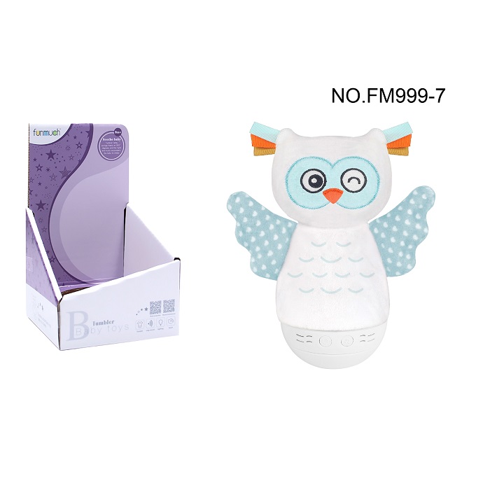Jucarie moale Tumbler Bufnita