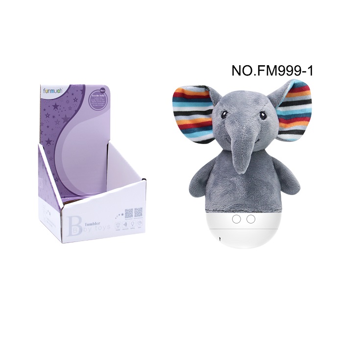 Jucarie moale Tumbler Elefant