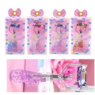 Завивка для ресниц с блестками