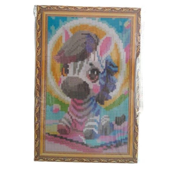Cumpara  PRODUSE LA BUCATA - Diamond mozaic Zebra (20*30) (fara cutie)..