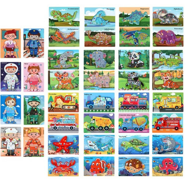 Puzzle din lemn