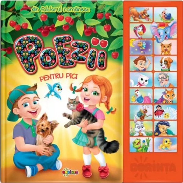 Carte cu sunete - Poezii pentru pici