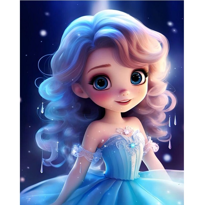 Алмазная мозаика Принцесса (40*50)