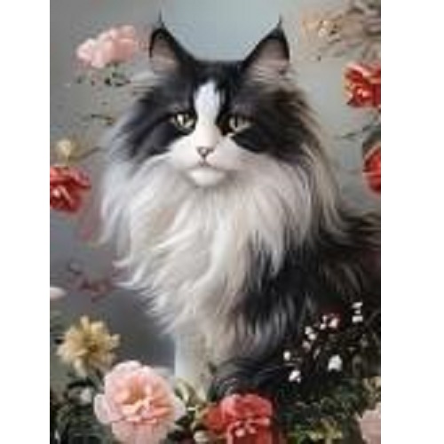 Алмазная мозаика Кот (40*50)