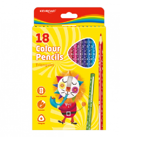 Creioane color Keyroad 18 culori Super Qulity, 3mm