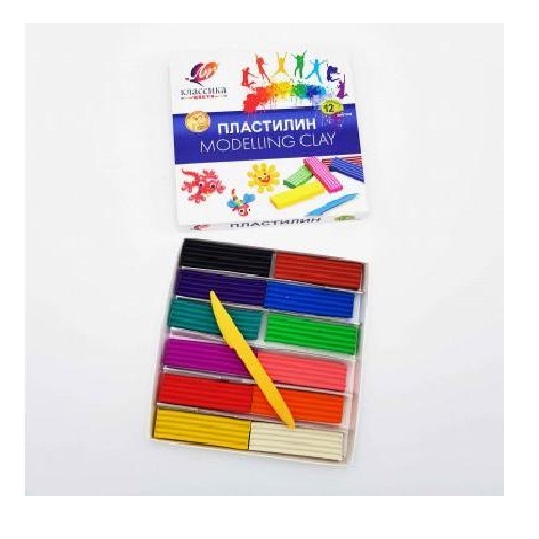 Plastilina Luci 12 culori (Clasica)