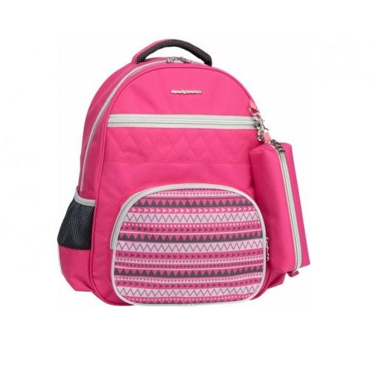 Ghiozdan ortopedic 16" Roz (+penar) (130-145cm)