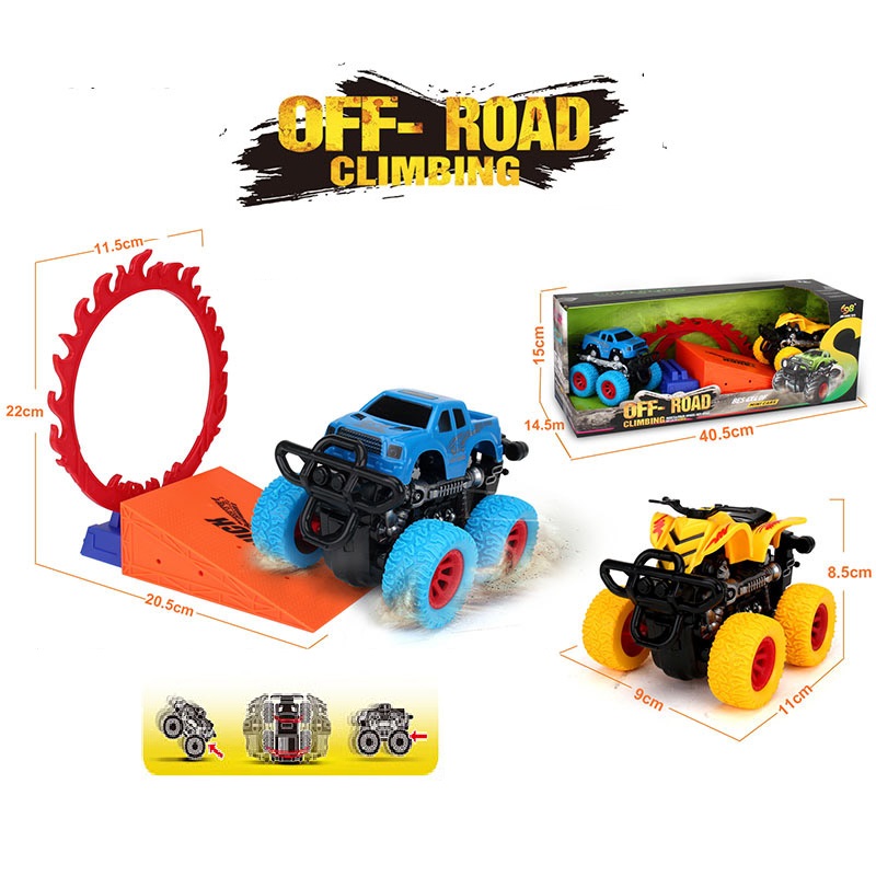 Набор машин с аксессуарами (2 шт.) (инструкция на румынском)