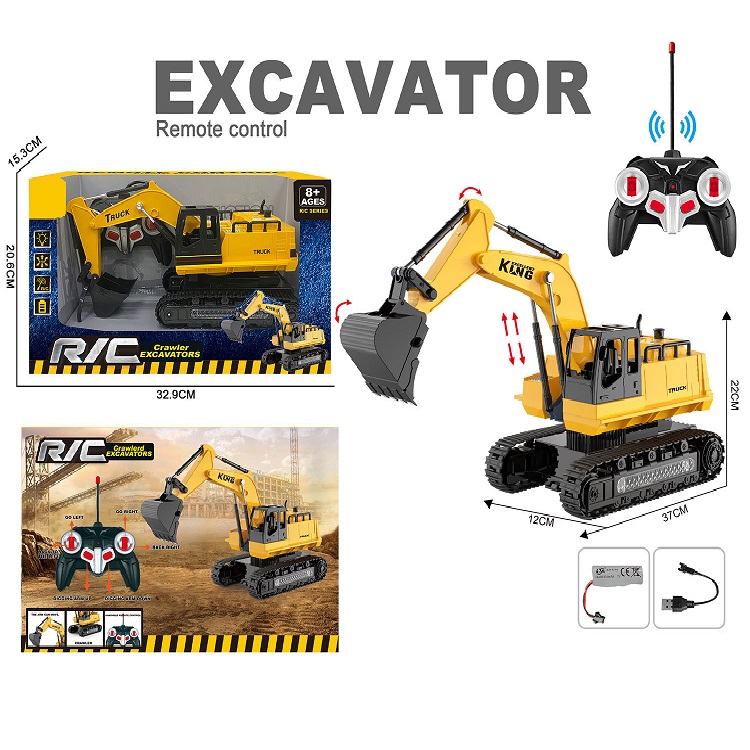 Masina excavator cu R/C (instructiune in romana)