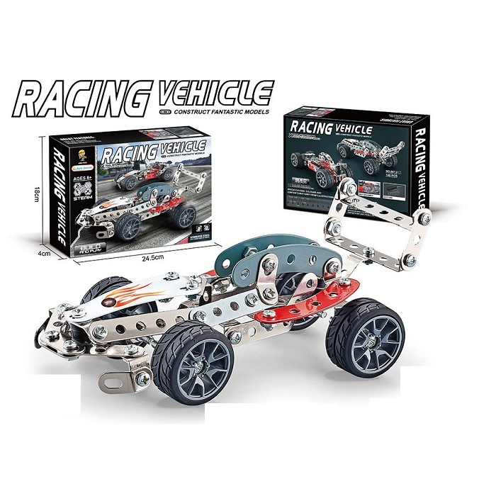 Металлический конструктор 146 шт. (инструкция на румынском )