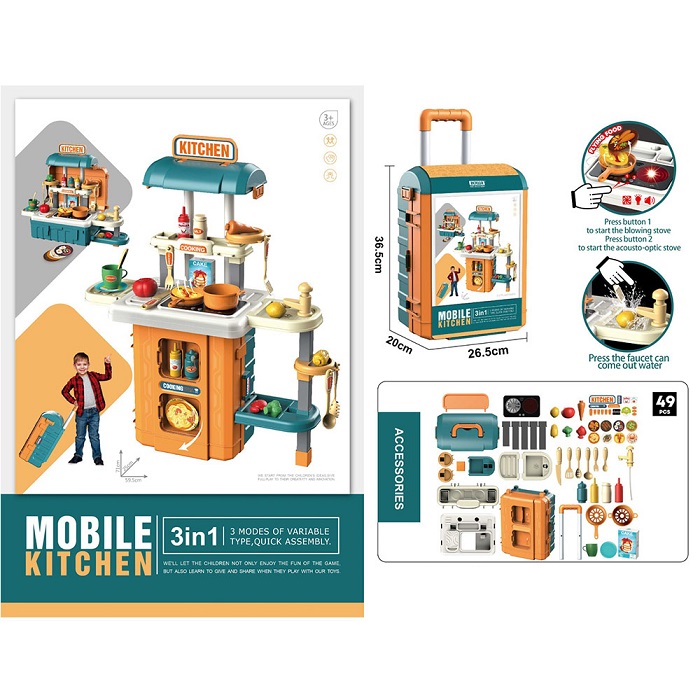 Набор для кухни 3 в 1 (49 шт.) (инструкция на румынском)