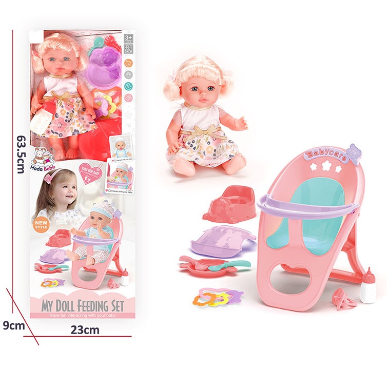 Papusa cu accesorii cu sunet (instructiune in romana)