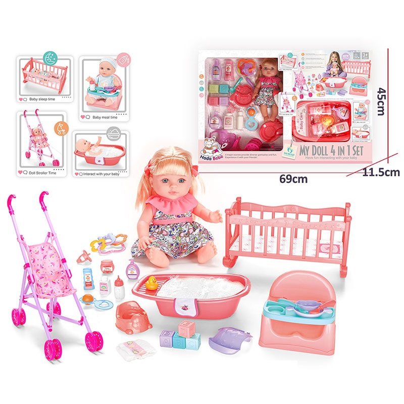 Кукла с аксессуарами со звуком