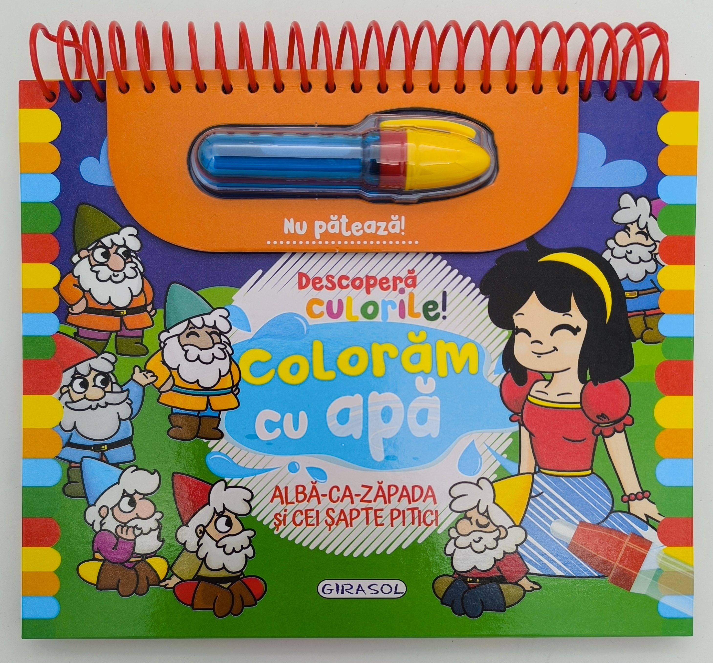 Descopera culorile! Alba ca zapada