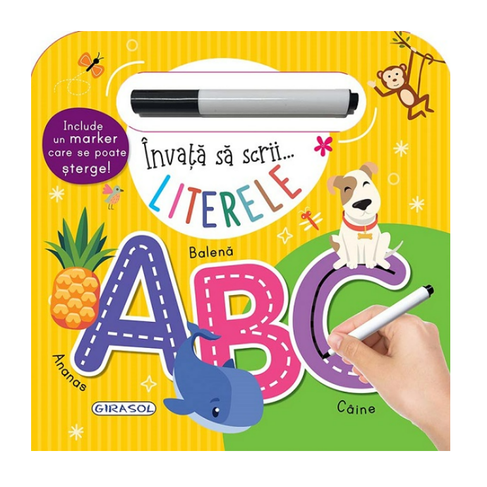 Invata sa scrii_Litere_Girasol