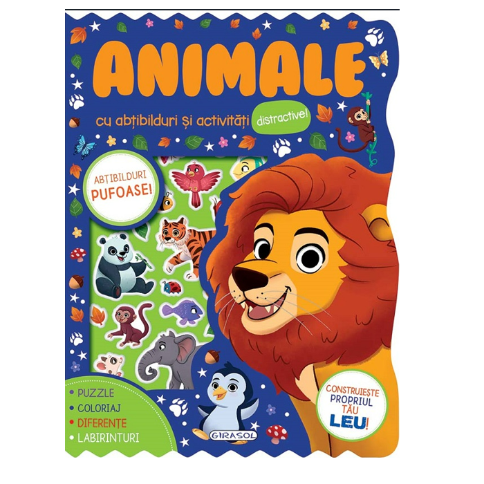 Abtibilduri pufoase - Animale_Girasol