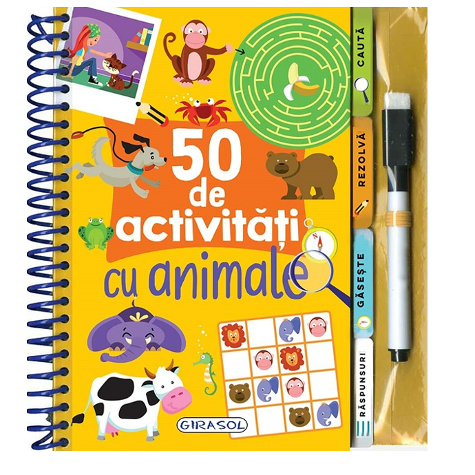 50 de activitati cu animale_Girasol