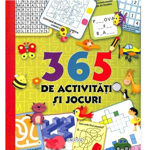365 de activitati si jocuri_Girasol