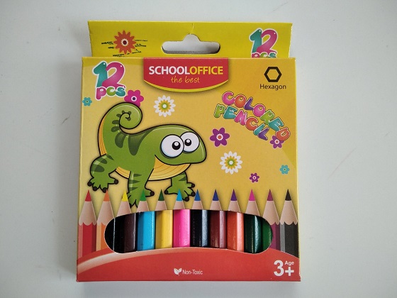 Creioane color 12 buc, mini 43