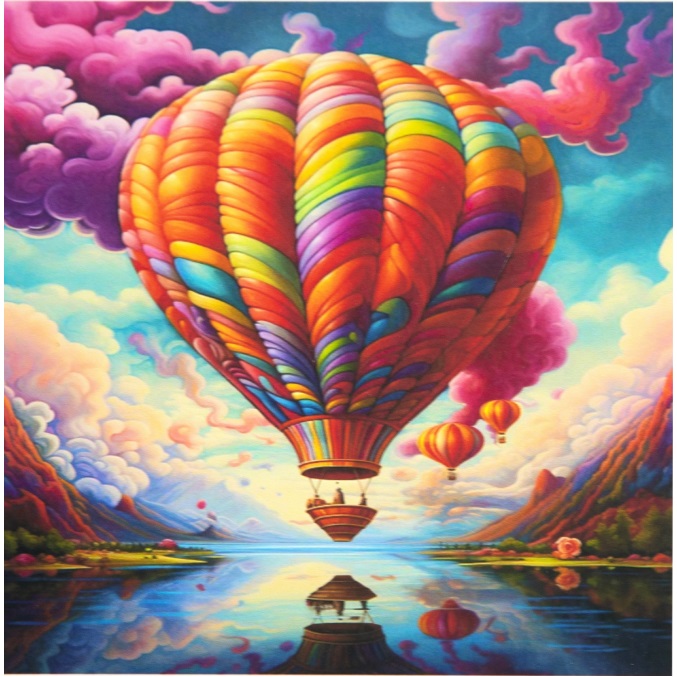 Бриллиантовая мозаика «Воздушный шар» (40×50)