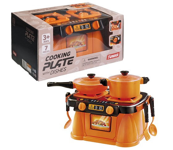 Cumpara  Seturi de jocuri de rol - Set veselă Cooking Plate (7 piese) orange (cu..