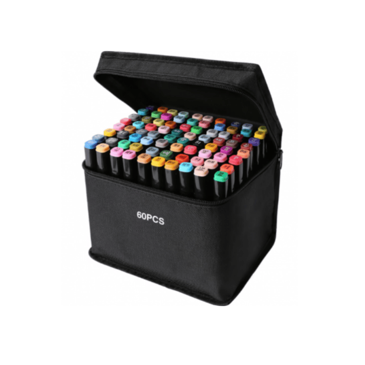 Marker Touch Set 80cul/2 parti (cutie textil)