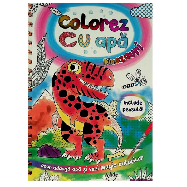COLOREZ CU APA DINOZAURI_FL