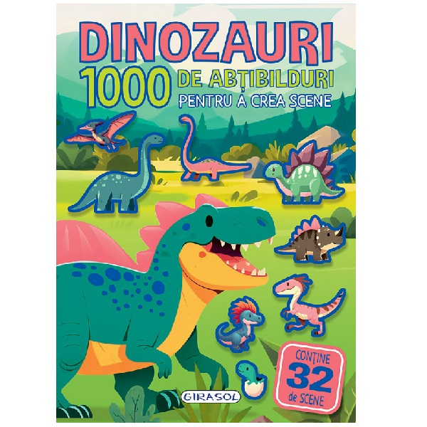 1000 abtibilduri_Dinozauri_Girasol