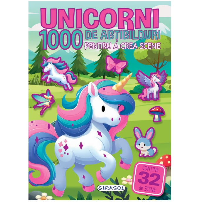 1000 abtibilduri_Unicorni_Girasol